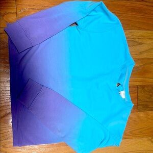 Blue and Purple Ombre Sweatshirt